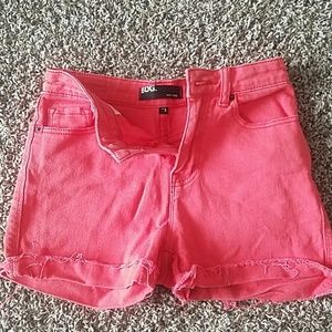BDG Urban Outfitters high rise denim shorts